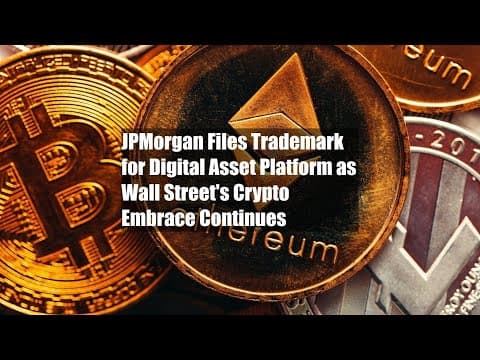 JPMorgan、暗号資産プラットフォームJPMDの商標を出願