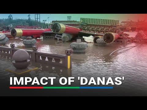 Tufão Danas Atinge Taiwan, Causando Danos