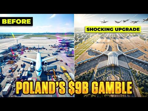 El ambicioso proyecto aeroportuario de Polonia