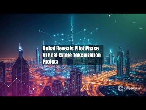 Il Dipartimento del Territorio di Dubai Lancia un Progetto di Tokenizzazione Immobiliare, Prevede un Mercato da 16 Miliardi di Dollari entro il 2033
