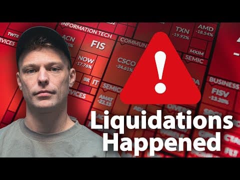 El mercado de criptomonedas sufre una liquidación de miles de millones de dólares