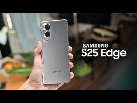 Samsung Galaxy S25 Edge: витоки вказують на 2K-дисплей і покращені можливості камери