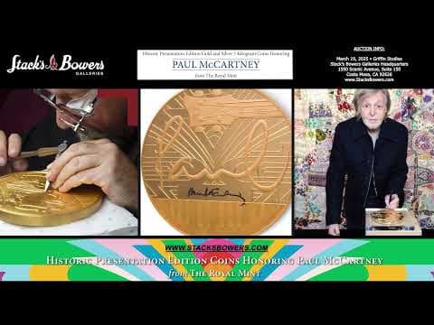 Rare Paul McCartney Gold and Silver Coins Hit Auction Block, Signed by the Music Legend Himself