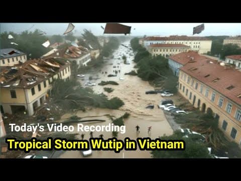 La tempête Wutip frappe le Vietnam, provoquant inondations et glissements de terrain