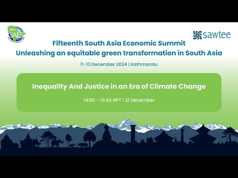 Global Climate Summit 2025 Set for January 14 in Geneva