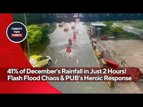 Record Rainfall Causes Flooding in Singapore - December 29, 2024