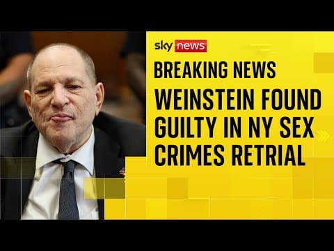 哈维·韦恩斯坦重审被判犯有刑事性侵，陪审团对另一项指控陷入僵局