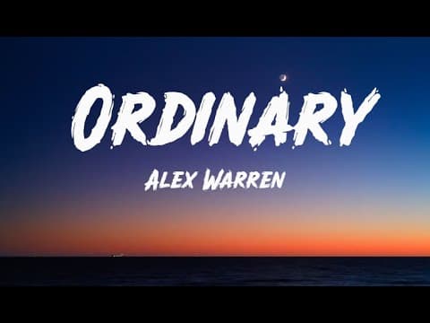 «Ordinary» de Alex Warren retoma o primeiro lugar na Billboard