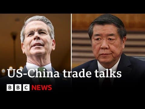 米国と中国、関税を緩和し、ジュネーブで貿易交渉を再開 - 2025年5月