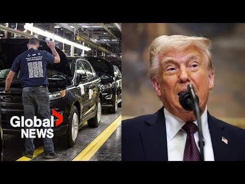 Trump kündigt 25% Zölle auf importierte Autos an, was globale Handelskriegsängste auslöst