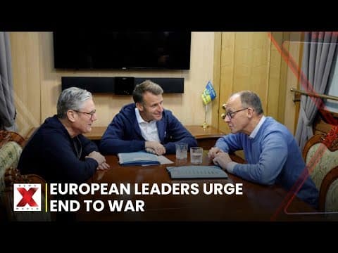 Leader europei in visita a Kiev per spingere per un cessate il fuoco di 30 giorni con la Russia
