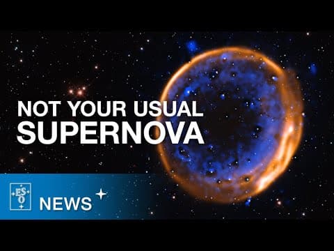 天文學家首次目睹超新星殘骸中的雙重爆炸現象