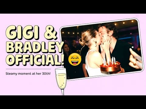 ジジ・ハディッド、ブラッドリー・クーパーとのロマンスをインスタグラムのキスで認める