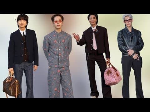 路易威登2025春夏男装秀亮相巴黎时装周：韩国明星出席