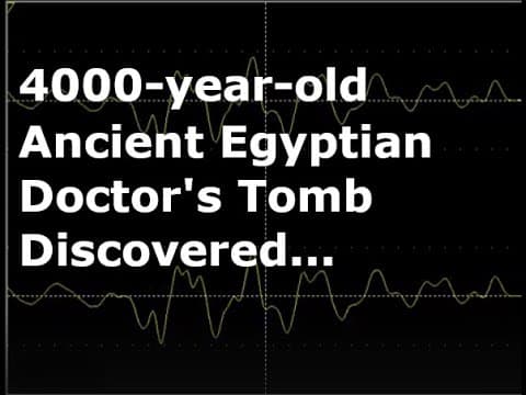 Ancient Egyptian Tomb of  A Royal Healer Discovered in Saqqara
