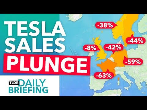 Tesla Sales Plummet in Europe: Model Y Production Delays and Elon Musk's Political Stance Blamed