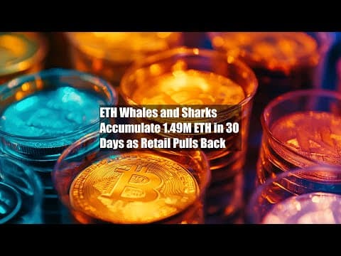 Ethereum-Wale akkumulieren, Preis bleibt stabil