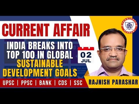 India Breaks Into Top 100 in SDG Index