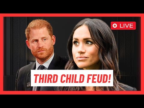 Prins Harry en Meghan Markle zouden het oneens zijn over een derde kind te midden van familiale spanningen