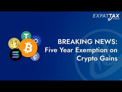 Thailand's Crypto Tax Break: A $1 Trillion Ambition?