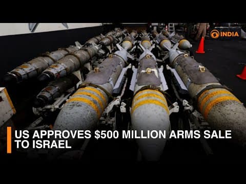 US Approves $510 Million Arms Sale to Israel Amid Regional Tensions, Including Bomb Guidance Kits
