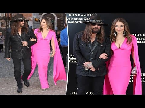 Billy Ray Cyrus   Elizabeth Hurley Romance: Rode Loper Debuut in Rome (2025)