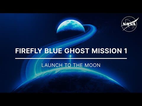 SpaceX Falcon 9 Launches Firefly Aerospace's Blue Ghost Mission to the Moon, Marking a Milestone in NASA's Artemis Campaign