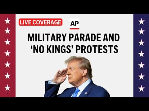 El 79 cumpleaños de Trump marcado por desfile militar, protestas y violencia