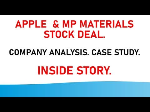 Apple e MP Materials: Uma Análise Econômica Detalhada do Investimento de 500 Milhões de Dólares