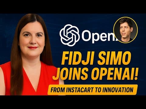 OpenAI mianuje Fidji Simo na stanowisko CEO ds. Aplikacji w 2025 roku