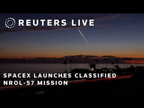 SpaceX Launches Falcon 9 for NRO Mission NROL-57, Marking 450th Falcon 9 Flight