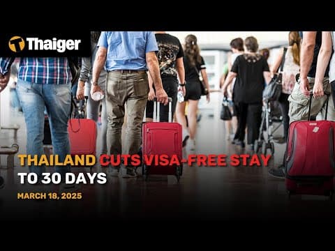 Thailand halveert visumvrij verblijf voor toeristen tot 30 dagen vanwege zorgen over illegale activiteiten