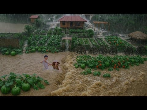 Banjir di Vietnam: Upaya Penyelamatan Berlangsung di Tengah Hujan Lebat