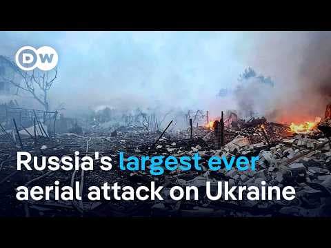 La Russia lancia un massiccio attacco di droni sull'Ucraina per la terza notte consecutiva