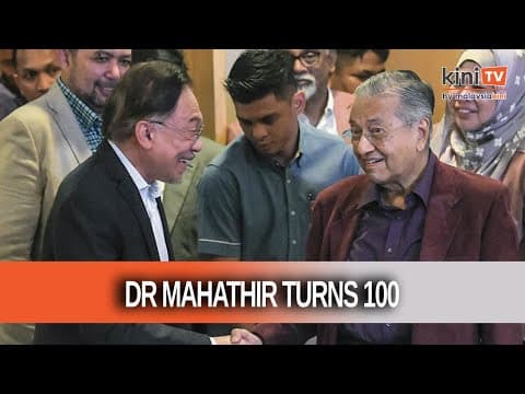 El ex primer ministro de Malasia, Dr. Mahathir Mohamad, celebra su centenario: Un ejemplo de longevidad y actividad