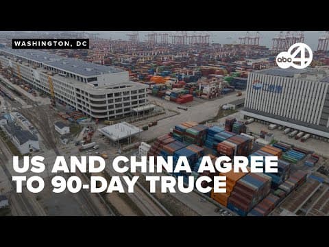 EUA e China Concordam com Redução de Tarifas: Trégua Comercial de 90 Dias Impulsiona Mercados - Maio de 2025