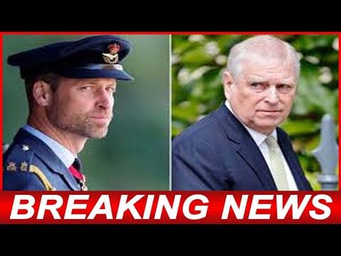 El Príncipe William planea, según informes, excluir al Príncipe Andrew de la vida real como rey