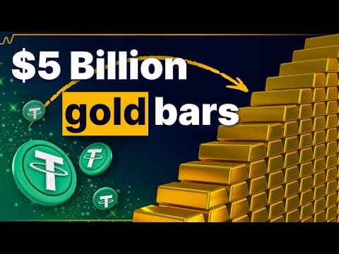 Tether bevriest $12,3 miljoen aan USDT, diversifieert met goud royalty-aandeel