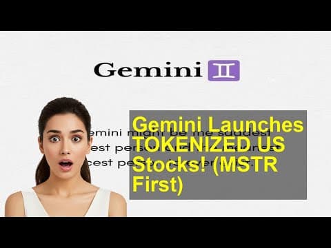 Gemini ra mắt cổ phiếu được mã hóa tại EU