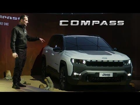 Jeep revela el nuevo Compass con opción de tracción total totalmente eléctrica