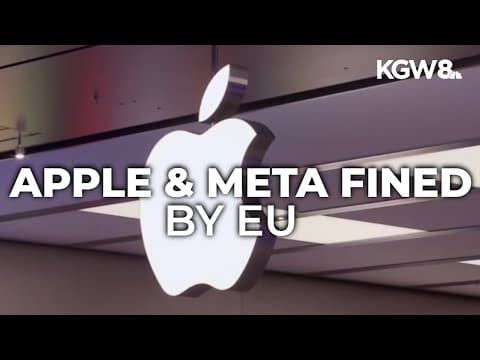 AB, Dijital Piyasalar Yasası'na Uymadığı Gerekçesiyle Apple'a (500 Milyon €) ve Meta'ya (200 Milyon €) Para Cezası Verdi